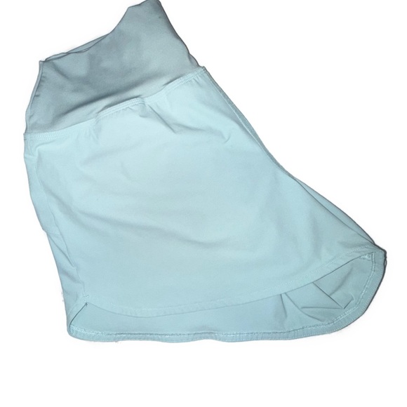 Gilly Hicks High-Rise Athletic Shorts Lined Size Medium Light Blue gym yoga run - Picture 6 of 10